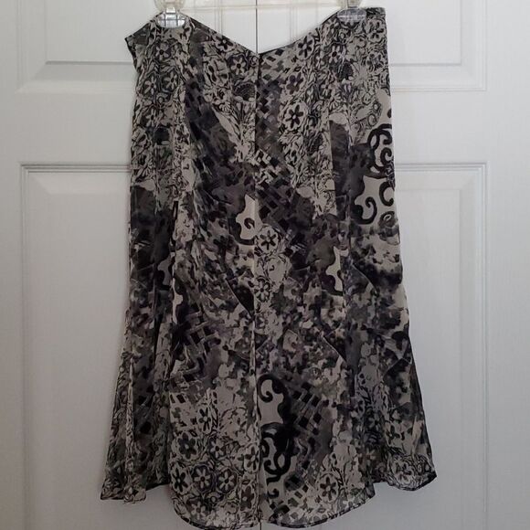 Women'sĀ Rafaella A-Line Ruffled Skirt Size 14 - Picture 5 of 8